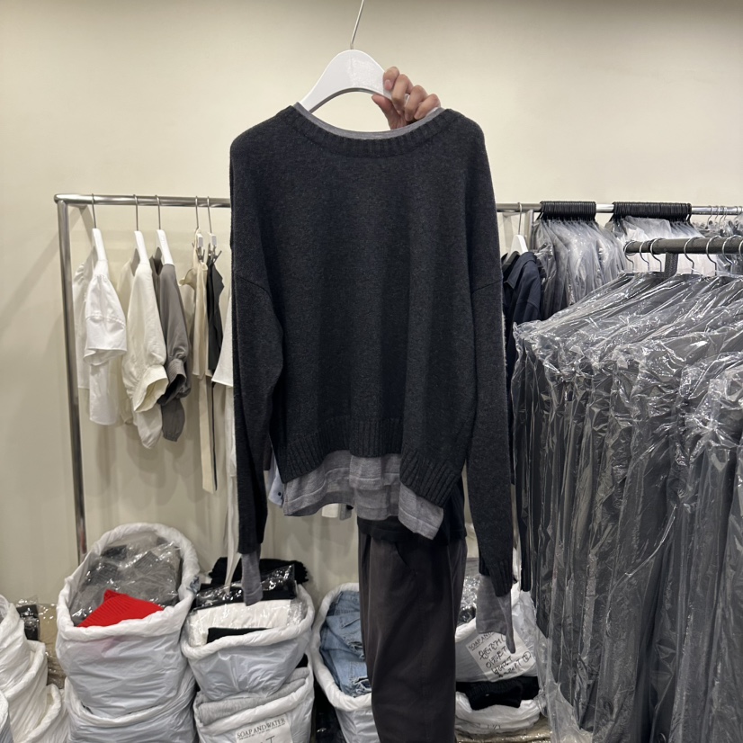 OUTFIT/SOAP AMD WATER韓國直郵女裝新款熱賣推薦針織衫OUTFIT/SOAP AMD WATER針織衫圖色2