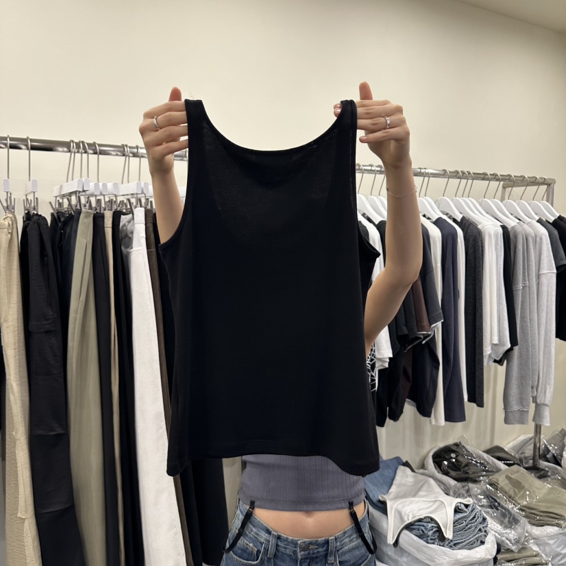 OUTFIT/SOAP AMD WATER韓國代購女士新款休閑吊帶背心OUTFIT/SOAP AMD WATER吊帶/背心