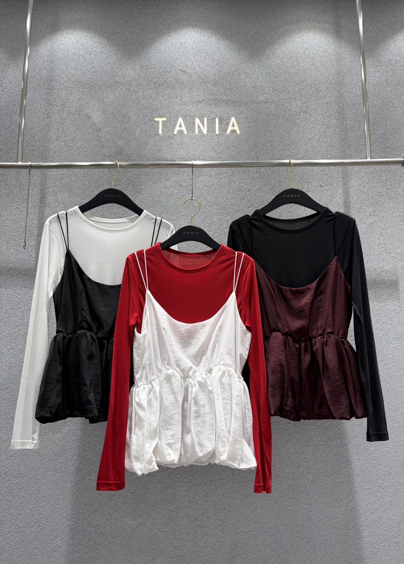 TANIA韓國代購女裝新款推薦休閑人氣真品時尚吊帶背心無袖TANIA吊帶/背心