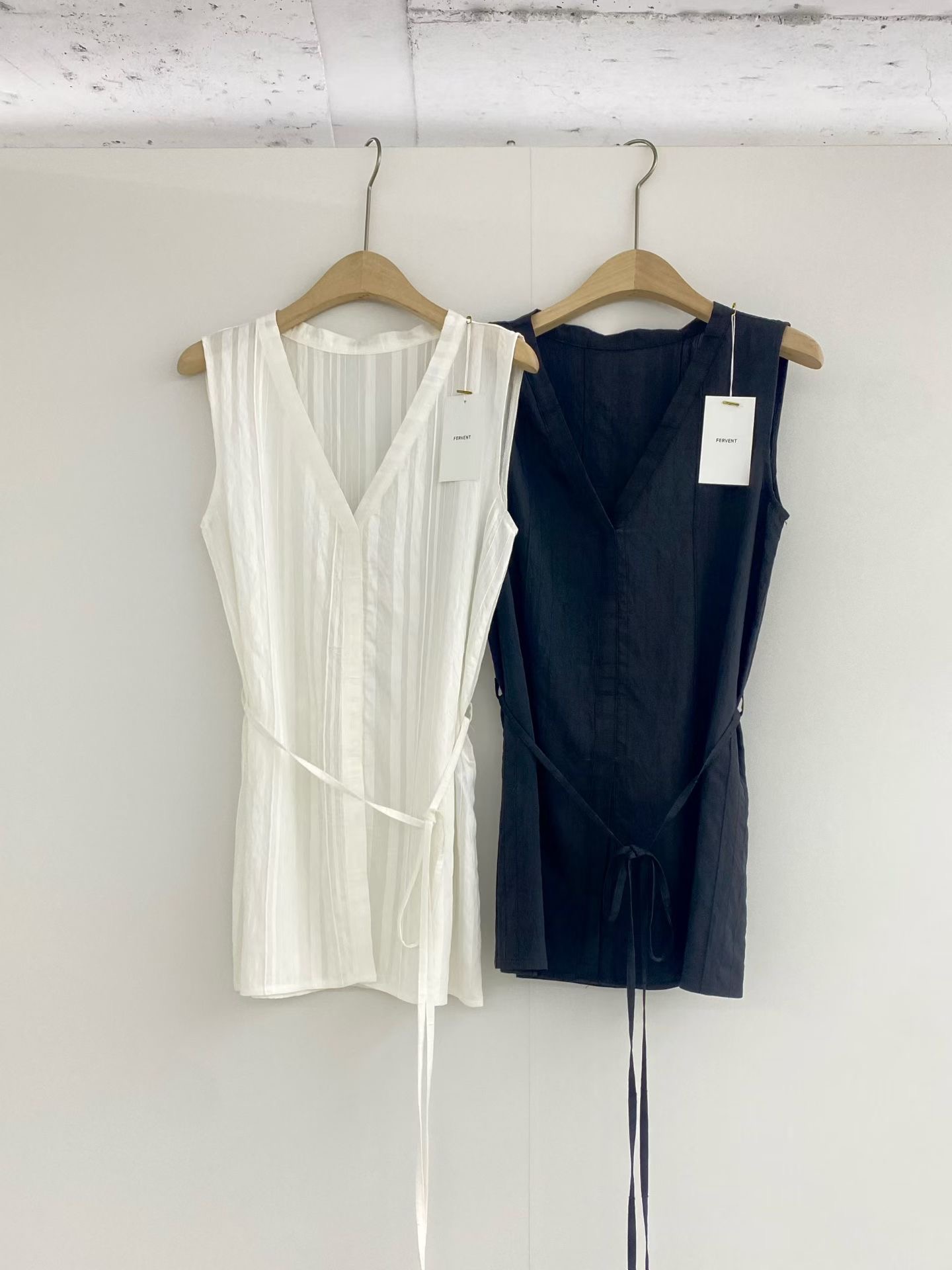 FERVENT東大門代購女士新品真品休閑推薦時尚熱賣吊帶背心FERVENT-2件起吊帶/背心圖色2左二色