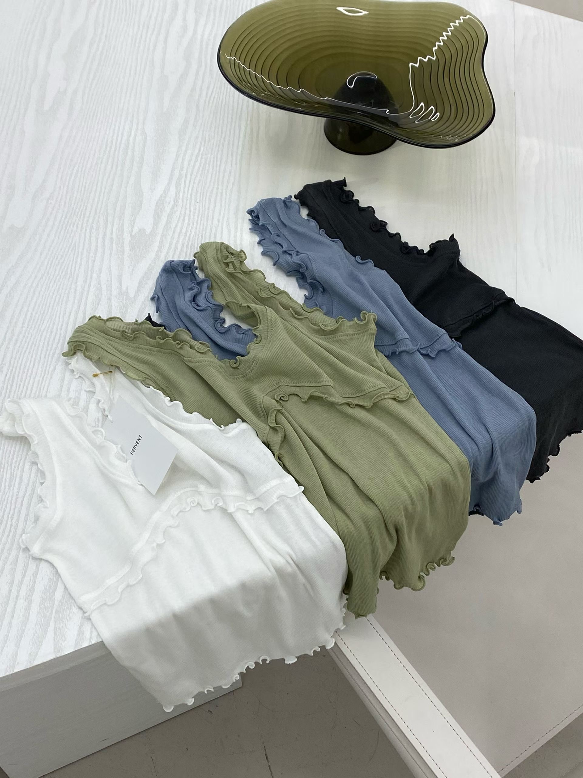 FERVENT東大門直郵女裝新款休閑推薦真品人氣熱賣吊帶背心FERVENT-2件起吊帶/背心