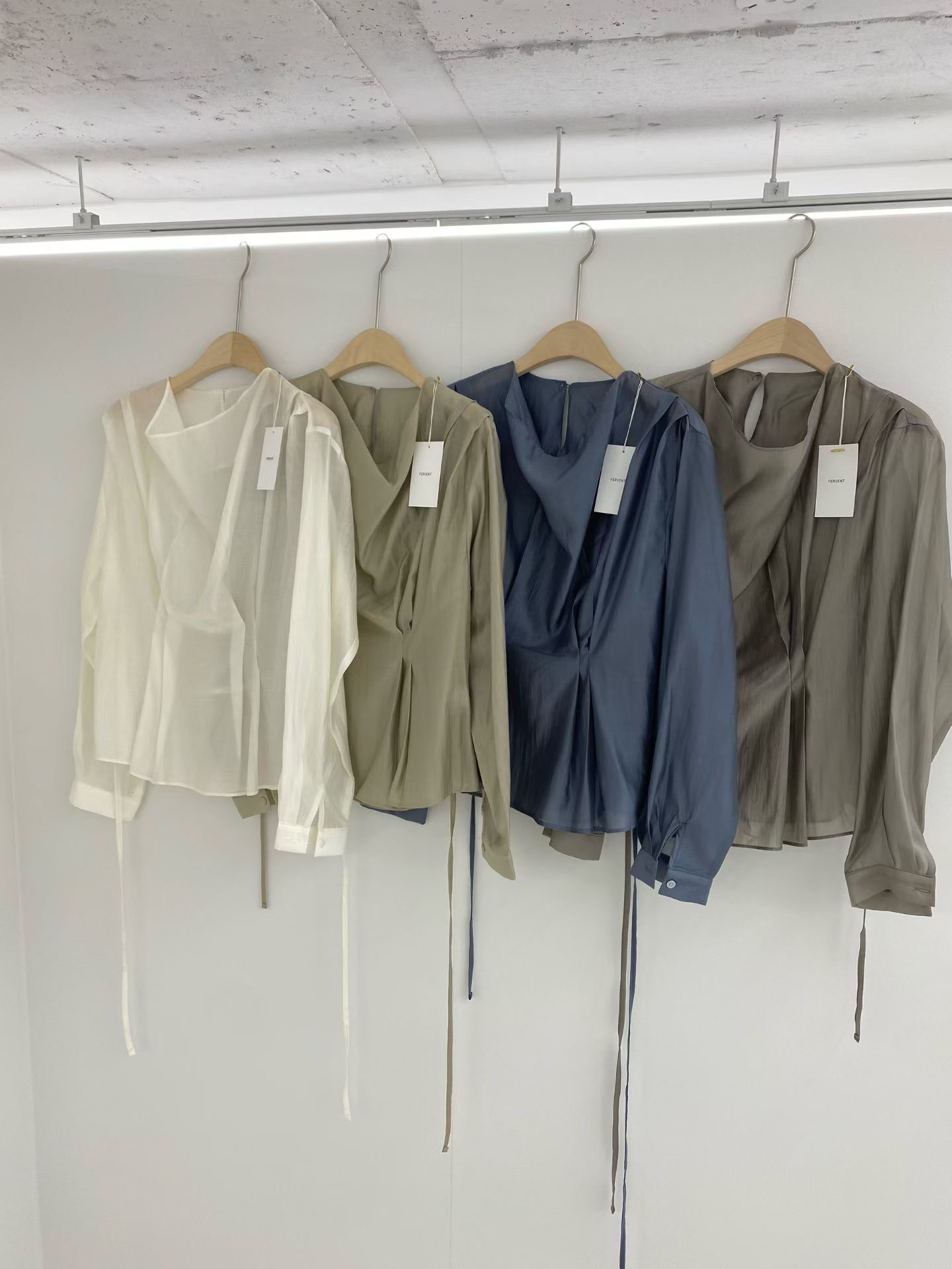 FERVENT東大門實拍女士新品人氣休閑推薦熱賣真品襯衫蕾絲衫FERVENT-2件起襯衫/蕾絲衫