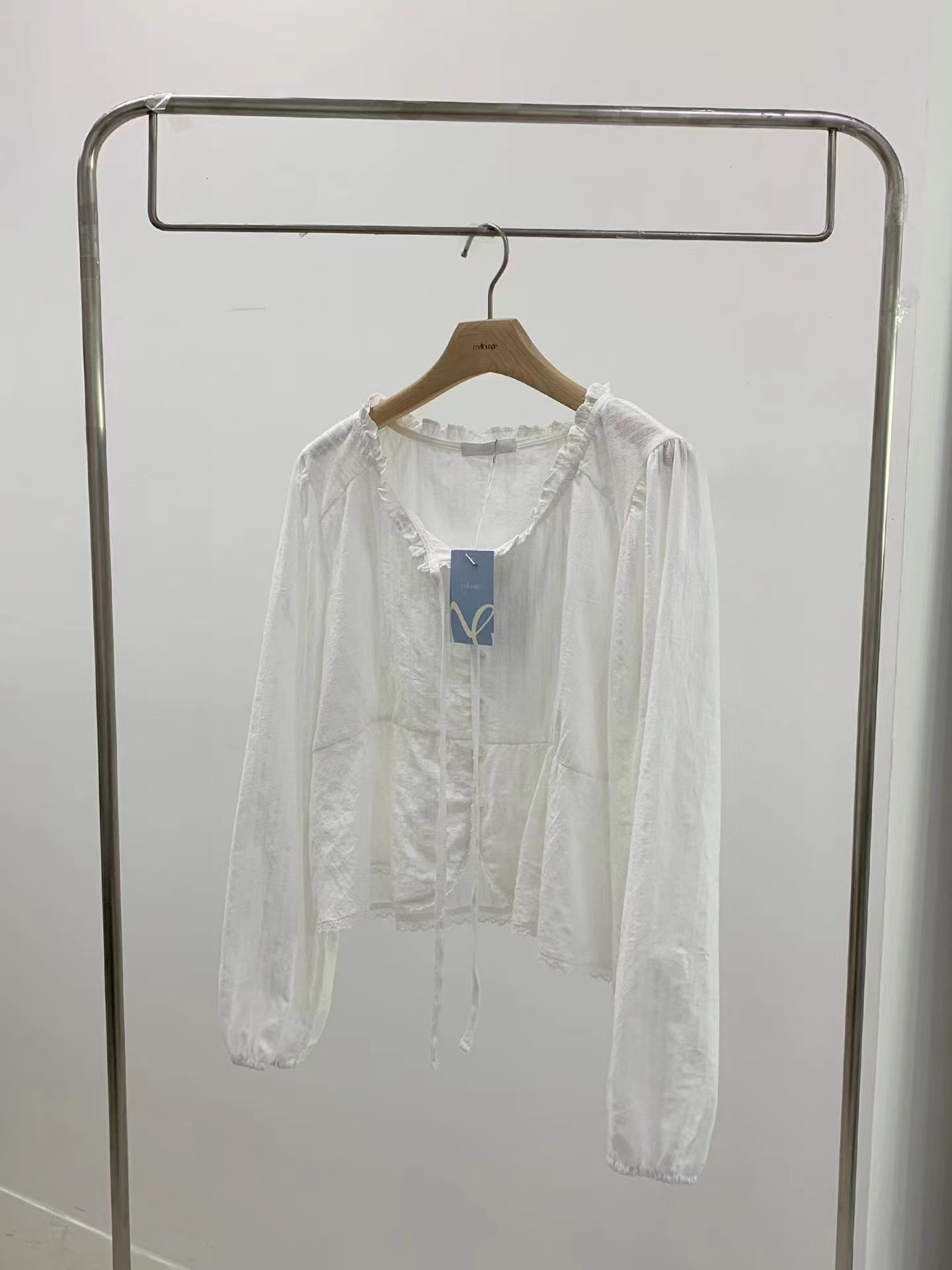 MELLOUNGE-멜라운지-T東大門代購女裝新品時尚襯衫蕾絲衫MELLOUNGE-2件起襯衫/蕾絲衫圖色1