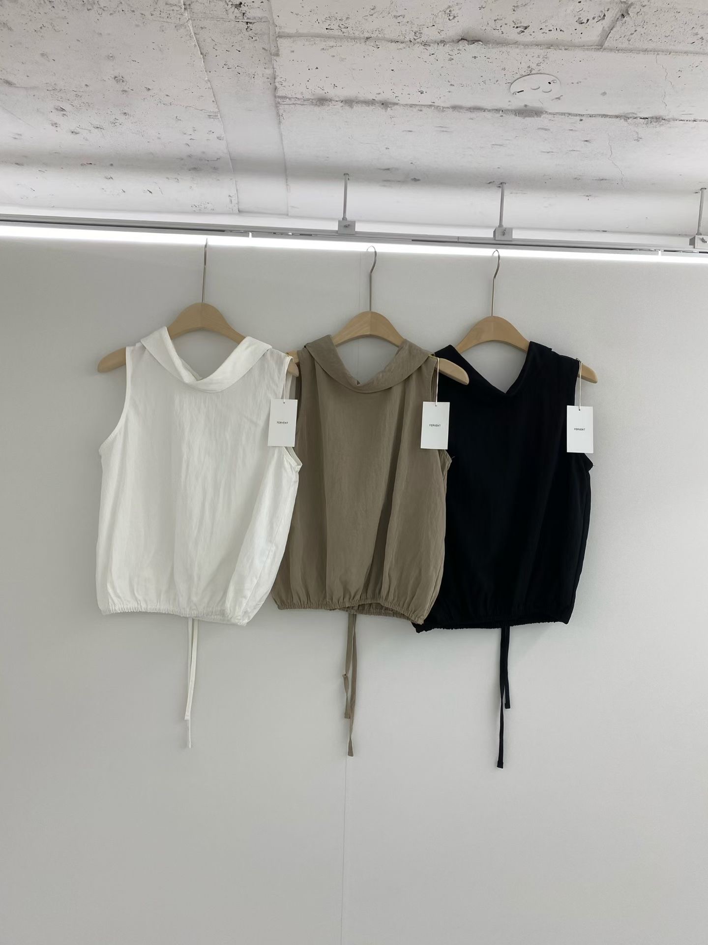 FERVENT東大門直郵女士新品人氣熱賣休閑時尚推薦襯衫蕾絲衫FERVENT-2件起襯衫/蕾絲衫圖色2左二色