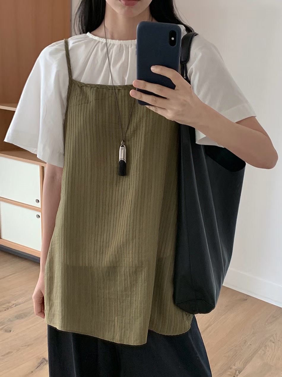 FERVENT東大門直郵女士新品熱賣休閑時尚真品人氣吊帶背心FERVENT-2件起吊帶/背心