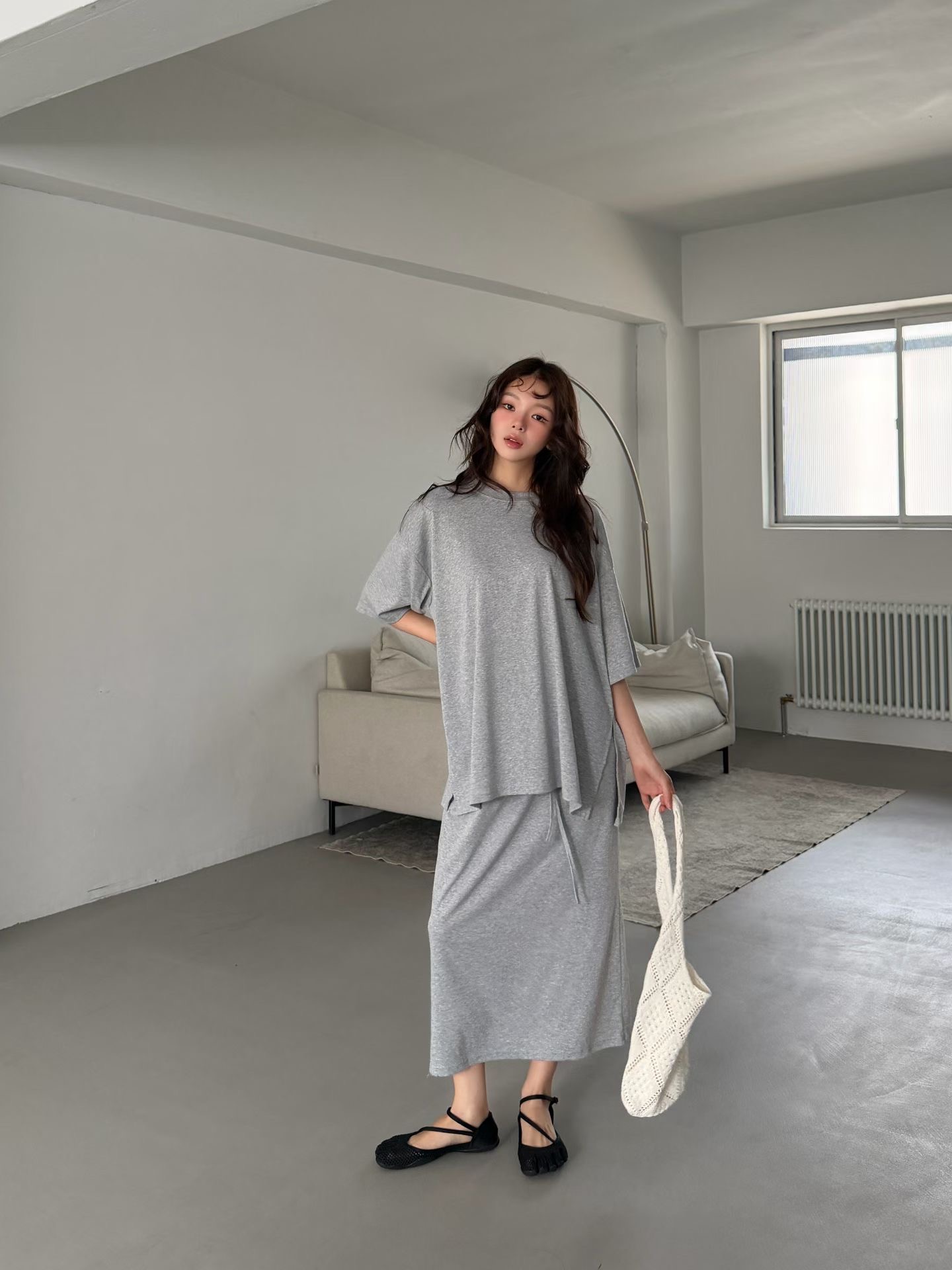 POPO韓國代購女裝新款時尚真品推薦人氣熱賣休閑套裝POPO套裝圖色1