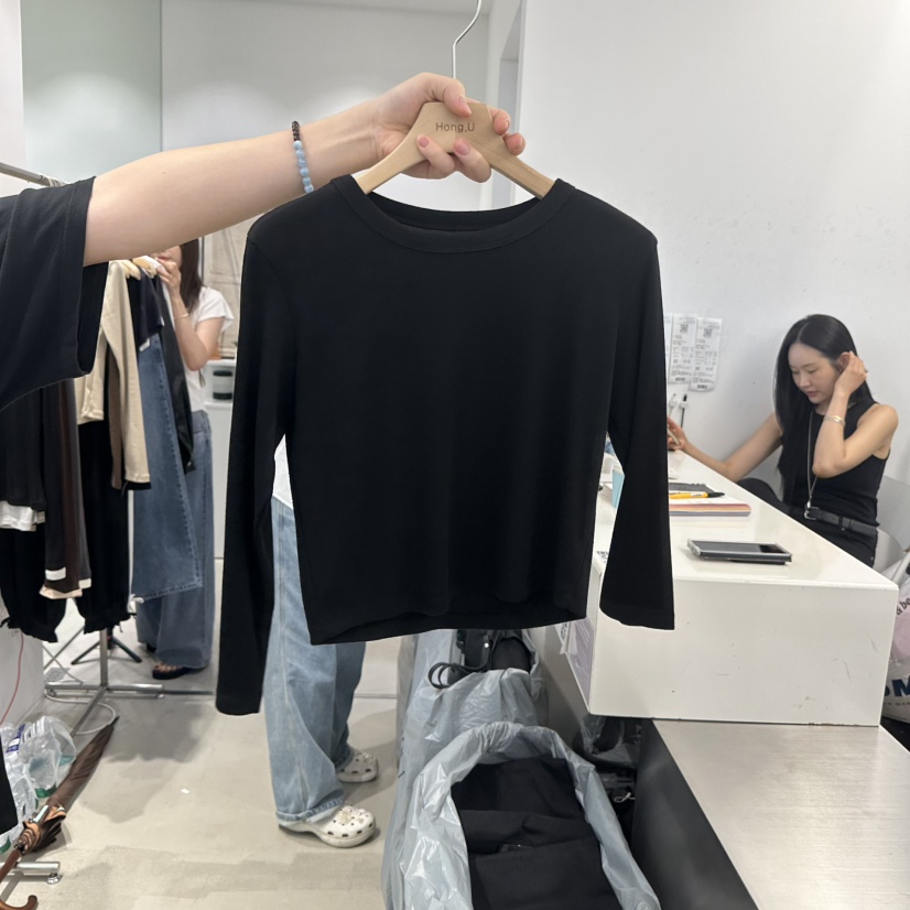 HONG.U韓國代購女士新款推薦人氣休閑熱賣時尚真品T恤HONG.UT恤圖色3