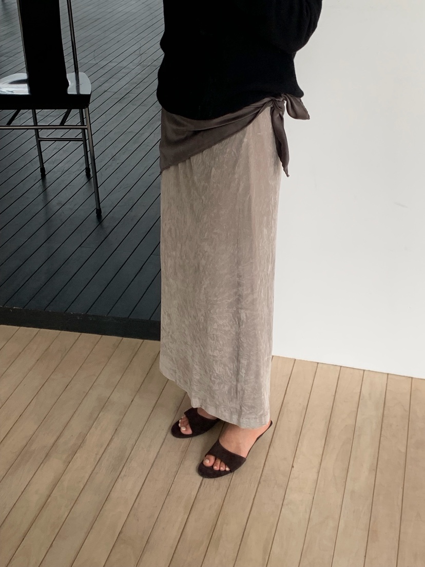REGULARLY/PLACOR東大門直郵女裝新品時尚休閑長裙天鵝絨REGULARLY/PLACOR長裙