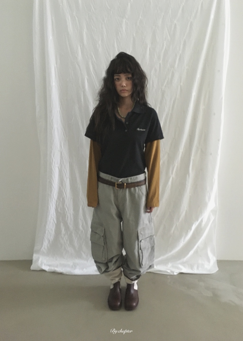 BY CHAPTER韓國直郵女士新款時尚真品休閑長袖T恤假兩件BY Chapter長袖T恤