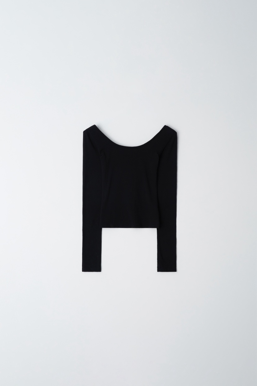 JENNIE/VENEFIT東大門直郵女裝新品推薦時尚長袖T恤絲帶JENNIE/VENEFIT長袖T恤圖色4