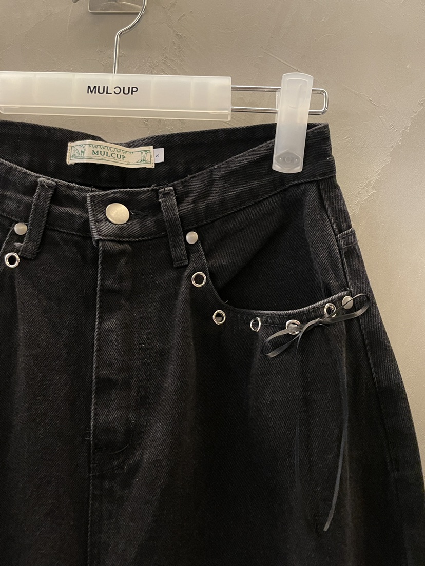 MULCUP東大門代購女士新款人氣休閑熱賣真品推薦時尚牛仔褲MULCUP牛仔褲