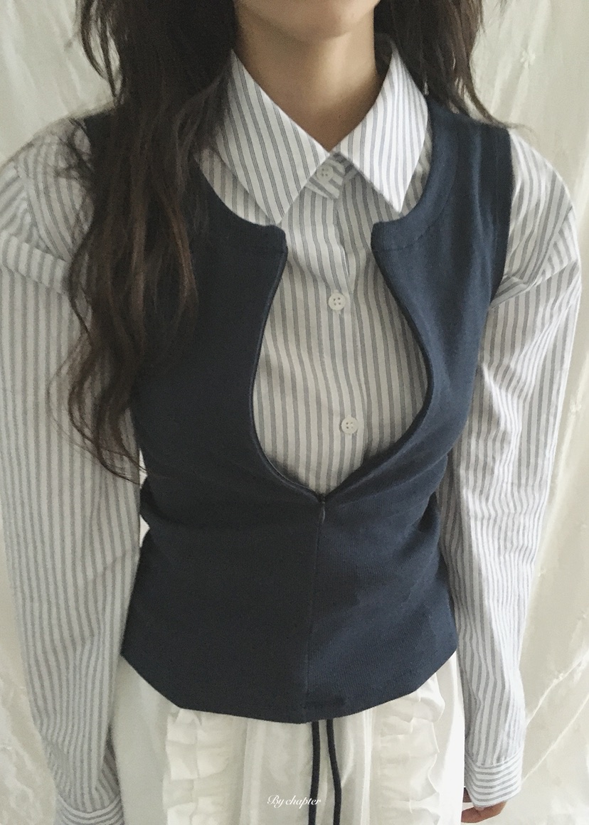 BY CHAPTER東大門代購女士新款真品吊帶背心不含內搭無袖羅紋BY Chapter吊帶/背心