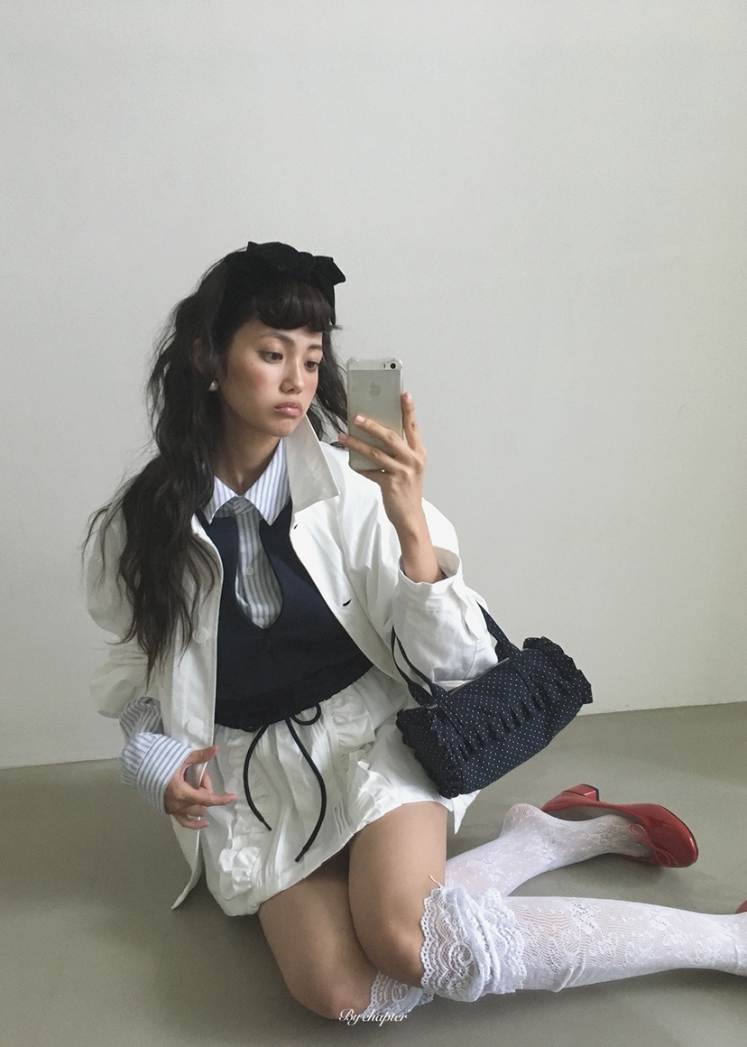BY CHAPTER東大門代購女裝新品熱賣時尚推薦人氣短裙棉布BY Chapter短裙