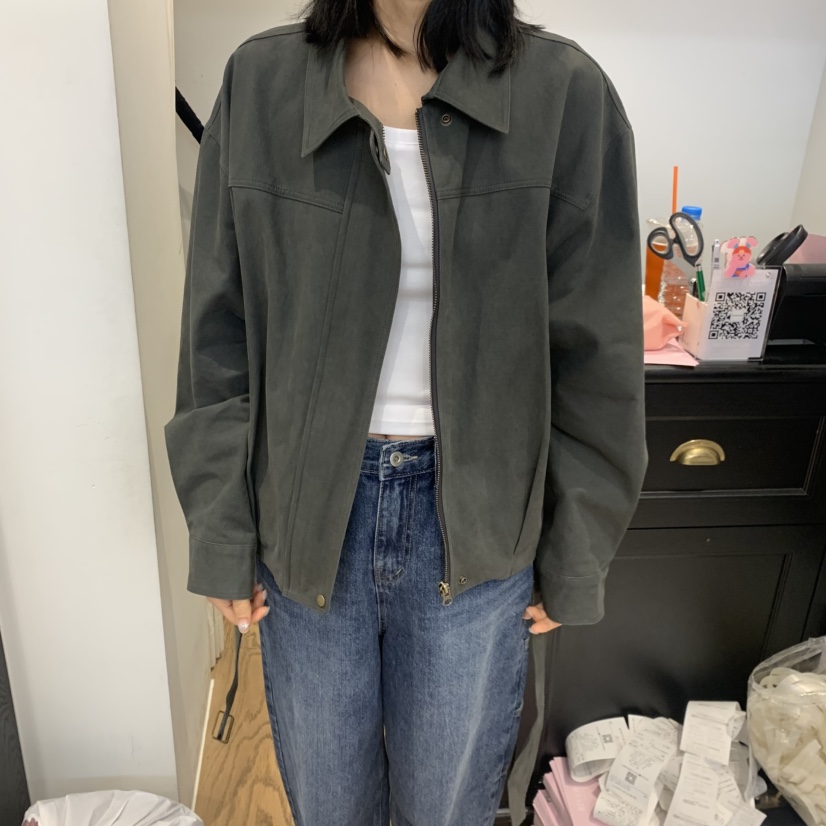 RIVEROOM東大門實拍女裝新品人氣真品推薦熱賣休閑時尚夾克RIVEROOM夾克圖色1