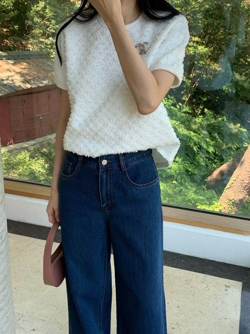 PRIVIE/H/LOW GAUGE韓國代購女裝新款休閑T恤不含配飾粗花呢PRIVIE/H/LOW GAUGET恤圖色3