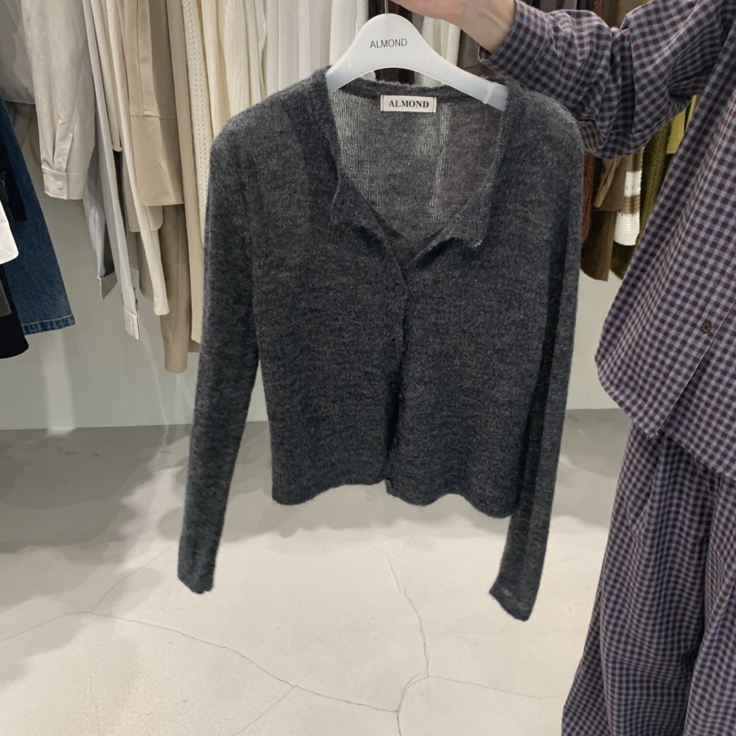 ALMOND東大門代購女士新品真品熱賣休閑推薦針織衫假兩件ALMOND針織衫圖色3