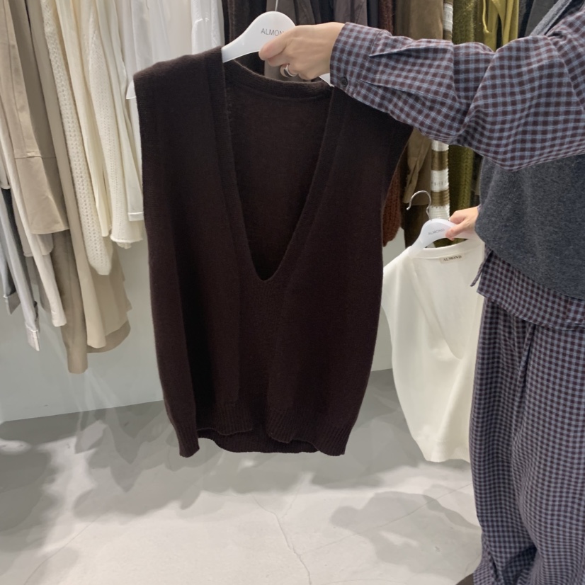 ALMOND東大門代購女士新品熱賣真品吊帶背心不含內搭寬松ALMOND吊帶/背心圖色3