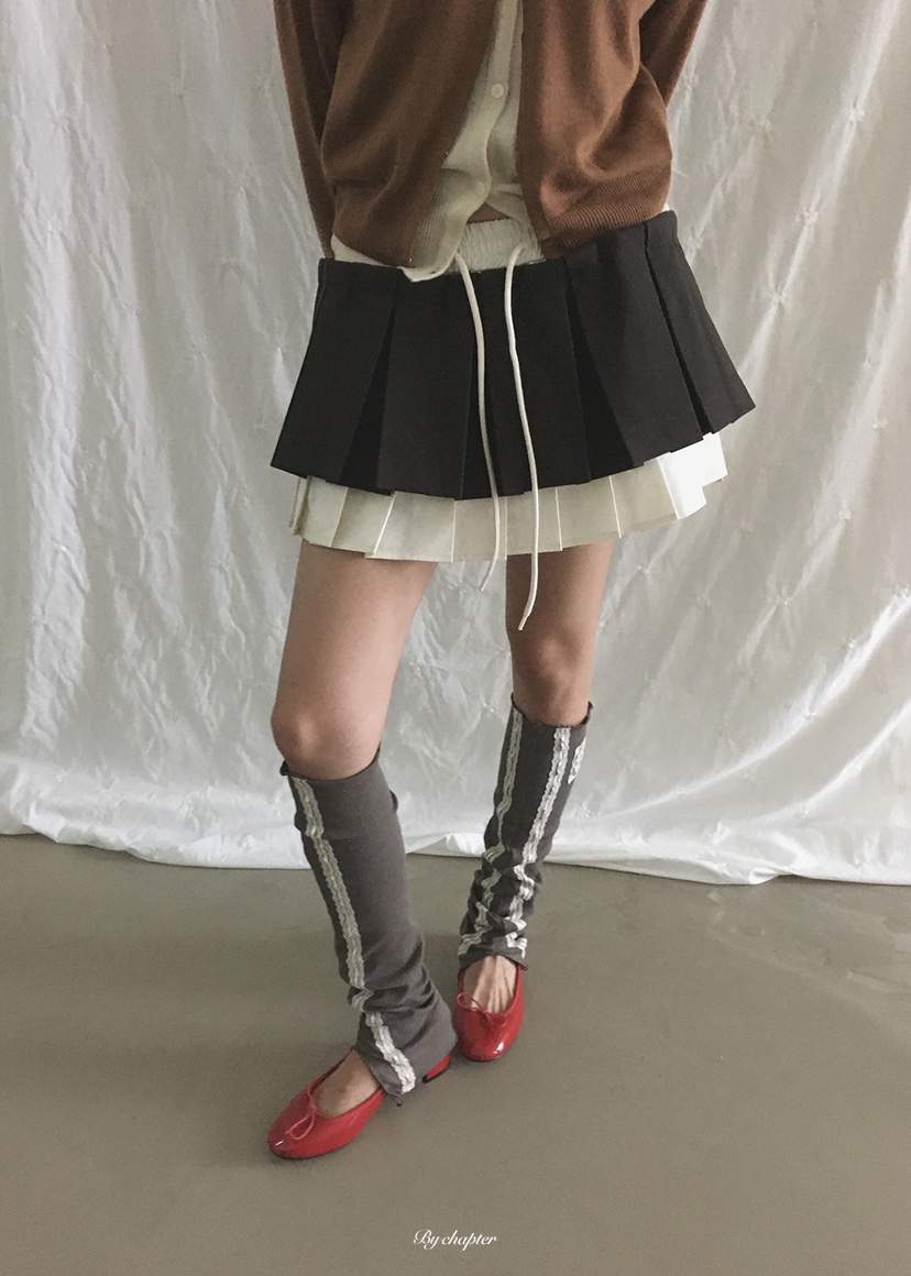 BY CHAPTER韓國代購女士新品推薦人氣熱賣真品時尚裙褲層疊BY Chapter裙褲圖色1棕色