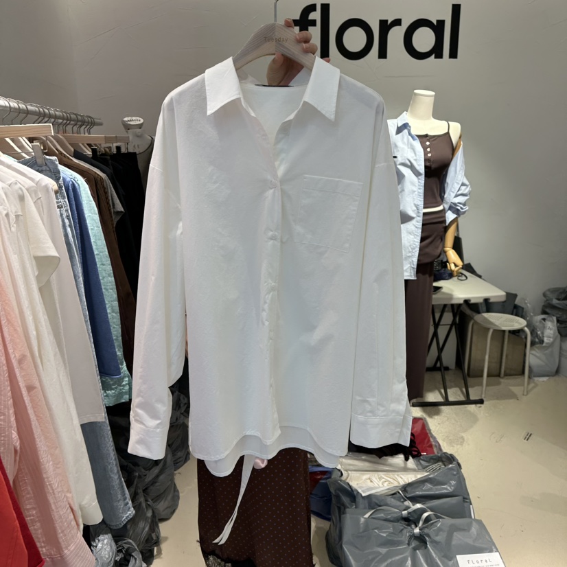 FLORAL韓國代購女裝新款推薦人氣時尚真品休閑襯衫蕾絲衫FLORAL襯衫/蕾絲衫圖色4