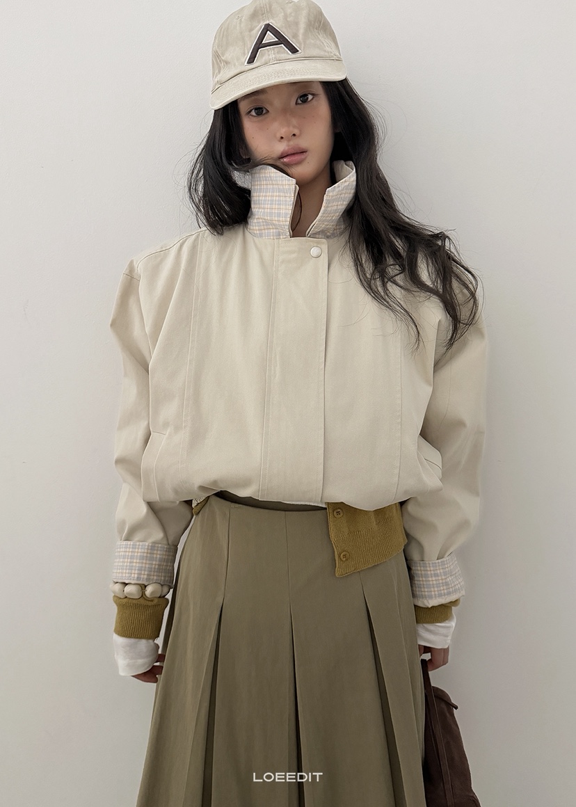 LOEEDIT韓國直郵女士新品休閑熱賣時尚人氣推薦真品夾克棉質LOEEDIT夾克