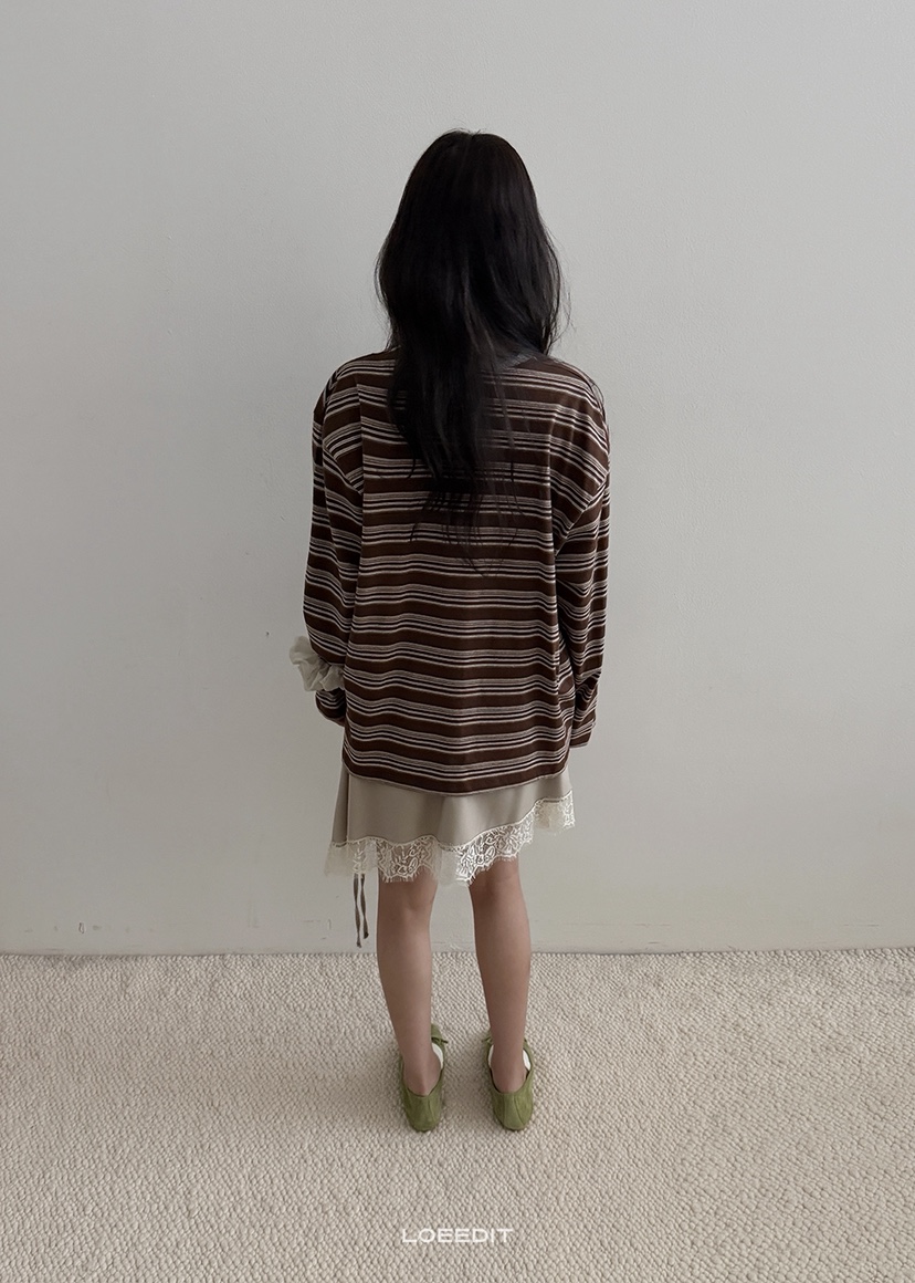 LOEEDIT東大門代購女士新款推薦時尚休閑人氣熱賣長袖T恤LOEEDIT長袖T恤