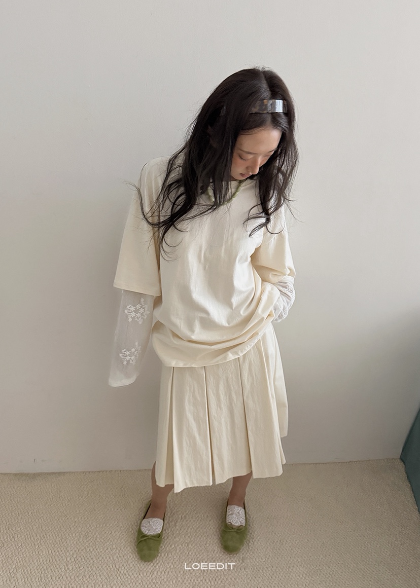 LOEEDIT韓國代購女士新款真品休閑推薦時尚熱賣人氣長袖T恤LOEEDIT長袖T恤
