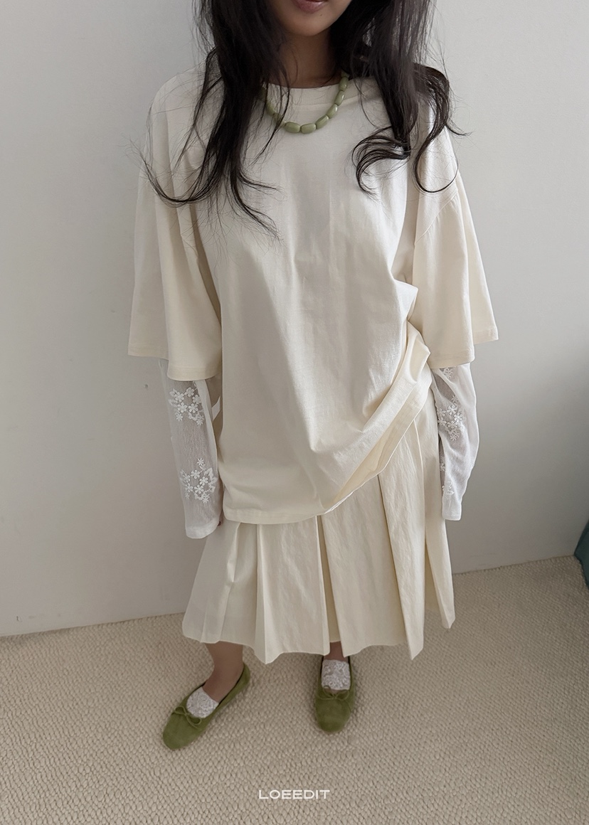 LOEEDIT韓國代購女士新款真品休閑推薦時尚熱賣人氣長袖T恤LOEEDIT長袖T恤