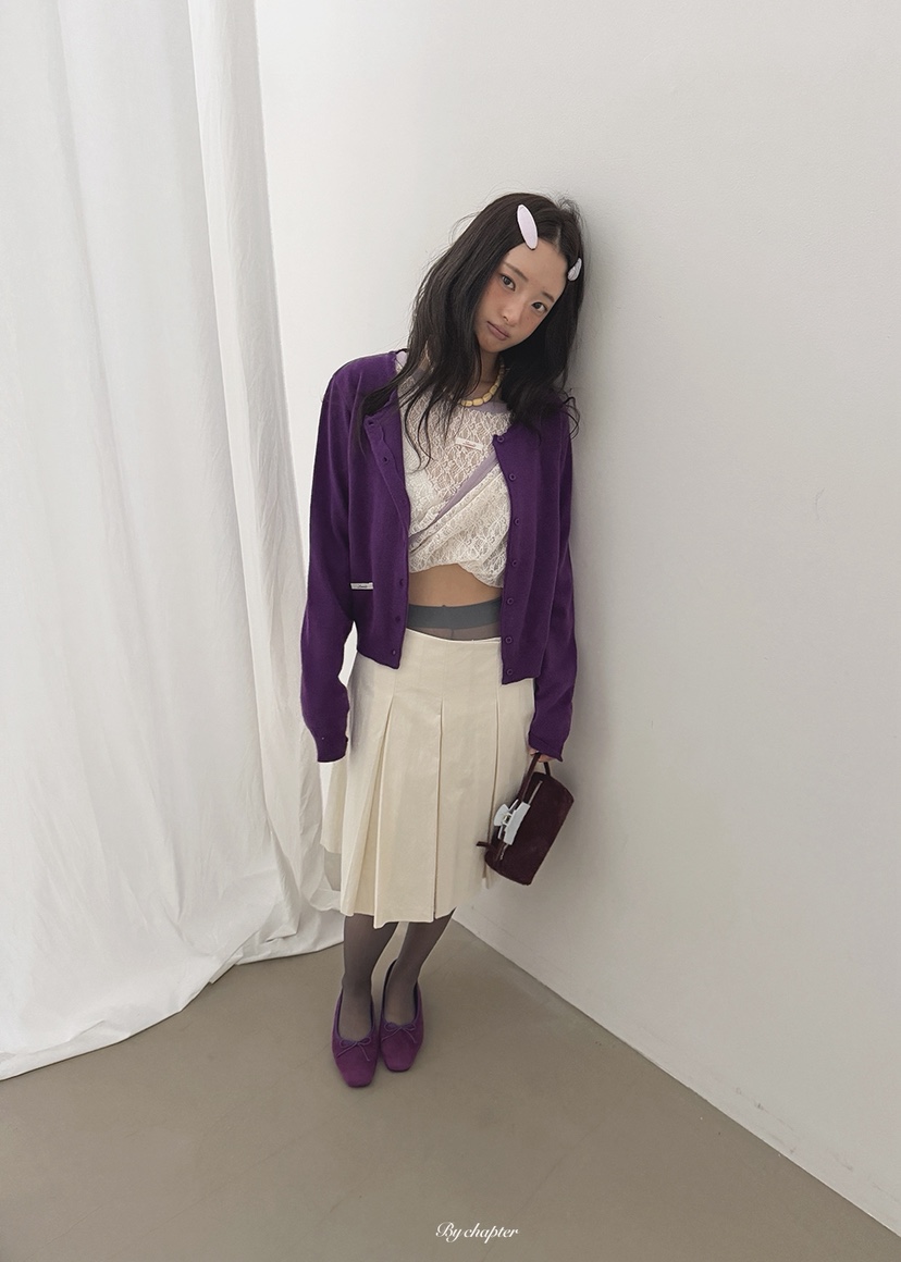 LOEEDIT韓國代購女士新品推薦熱賣半身裙中短裙裹身裙褶裥LOEEDIT半身裙/中短裙