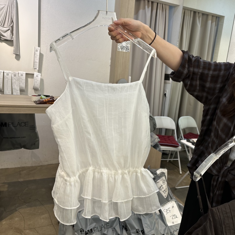 PLOVER韓國代購女裝新品推薦休閑真品人氣熱賣時尚吊帶背心PLO_VER吊帶/背心圖色2