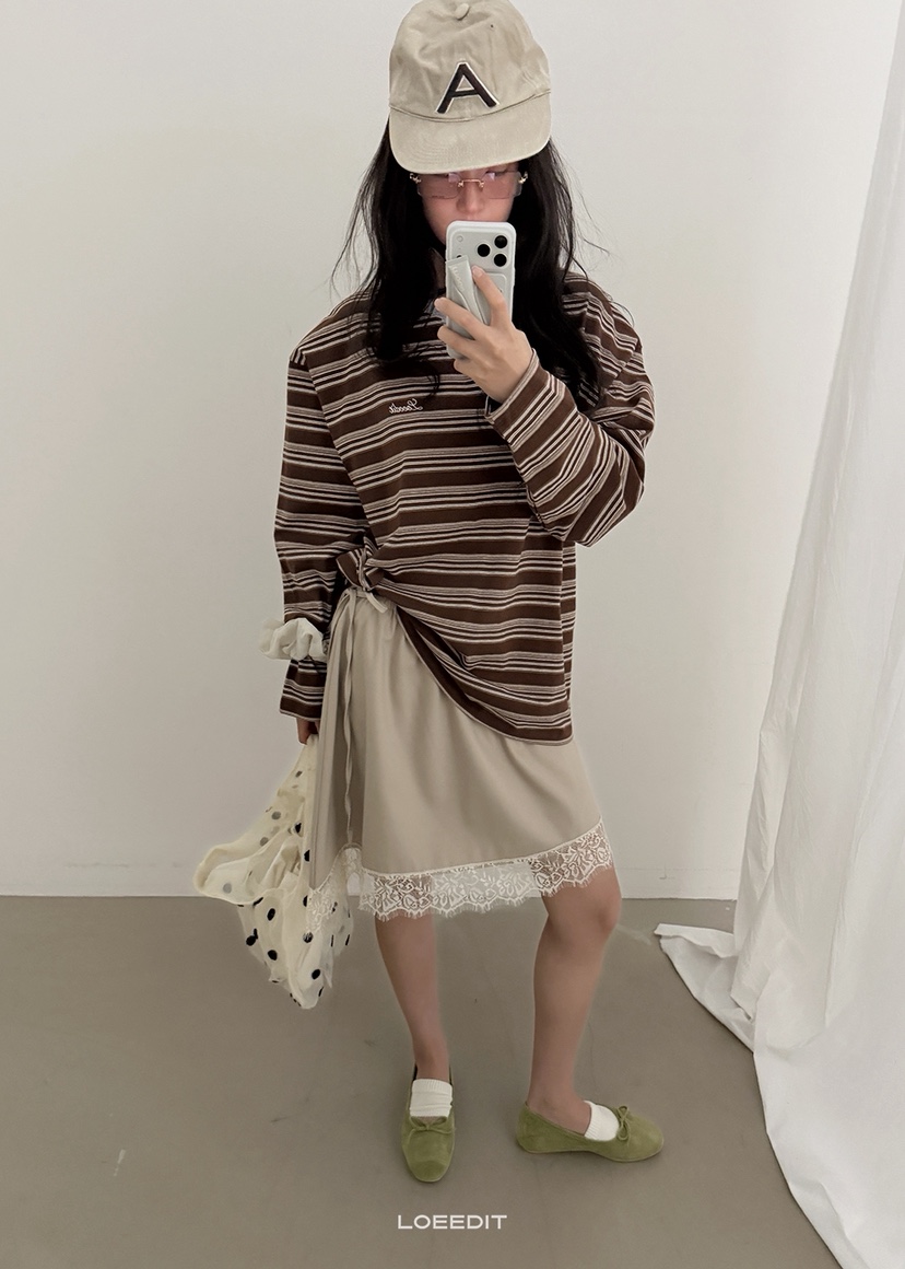LOEEDIT東大門實拍女裝新品人氣真品熱賣推薦半身裙中短裙LOEEDIT半身裙/中短裙