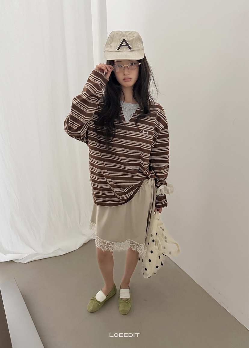 LOEEDIT東大門實拍女裝新品人氣真品熱賣推薦半身裙中短裙LOEEDIT半身裙/中短裙