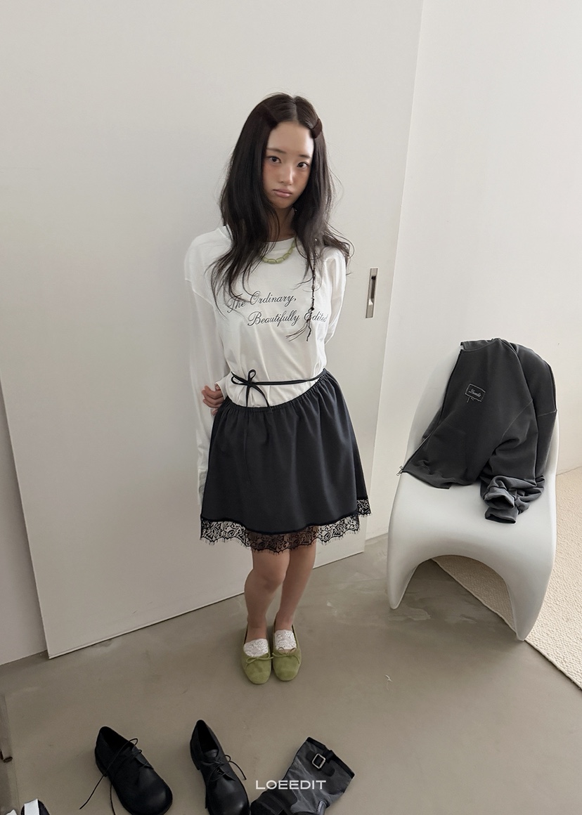 LOEEDIT東大門實拍女裝新品人氣真品熱賣推薦半身裙中短裙LOEEDIT半身裙/中短裙