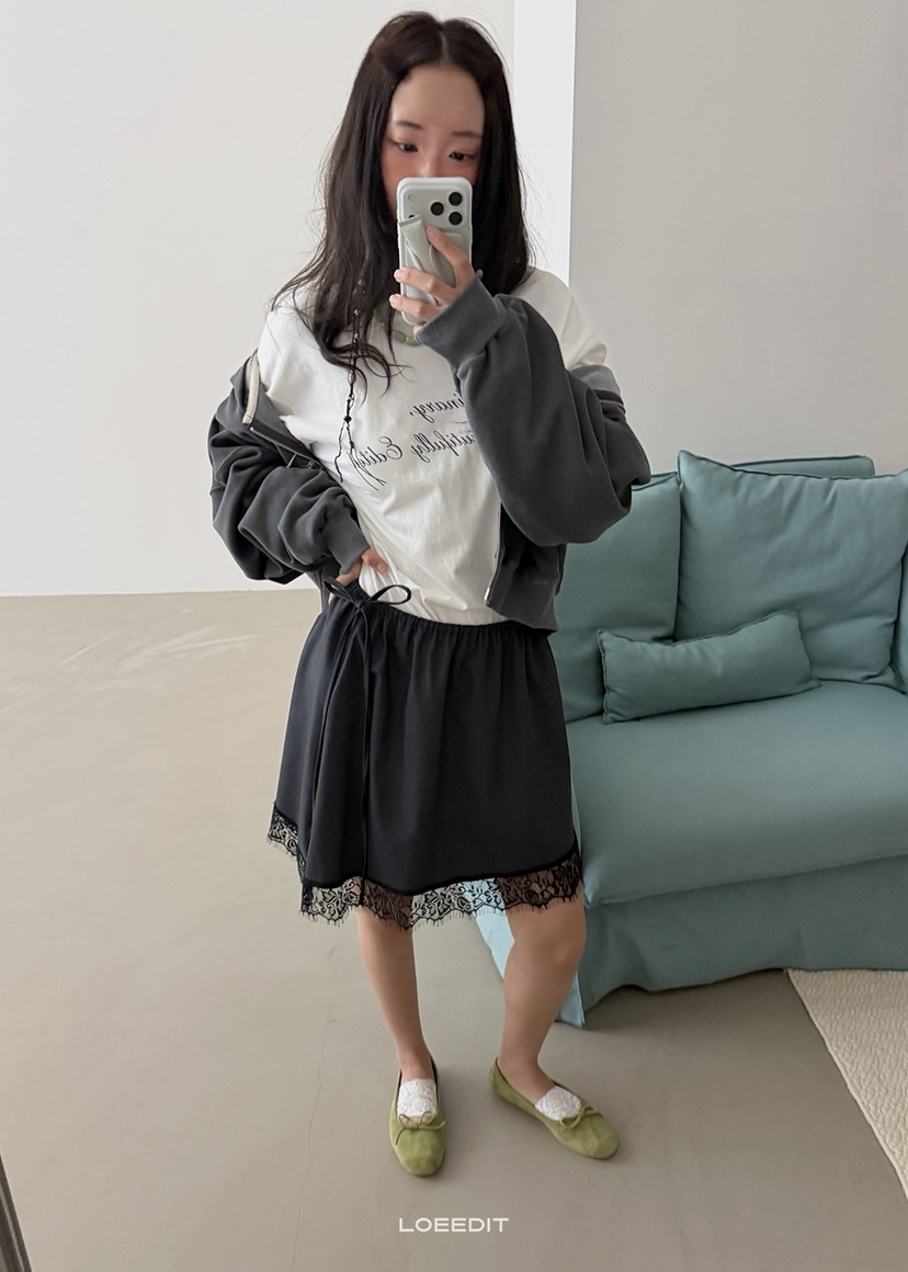 LOEEDIT東大門實拍女裝新品人氣真品熱賣推薦半身裙中短裙LOEEDIT半身裙/中短裙