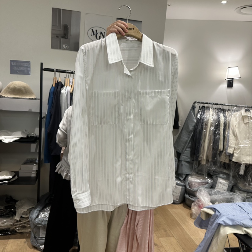 M.G.N東大門直郵女裝新款熱賣時尚休閑人氣真品襯衫蕾絲衫MAGNET襯衫/蕾絲衫圖色2