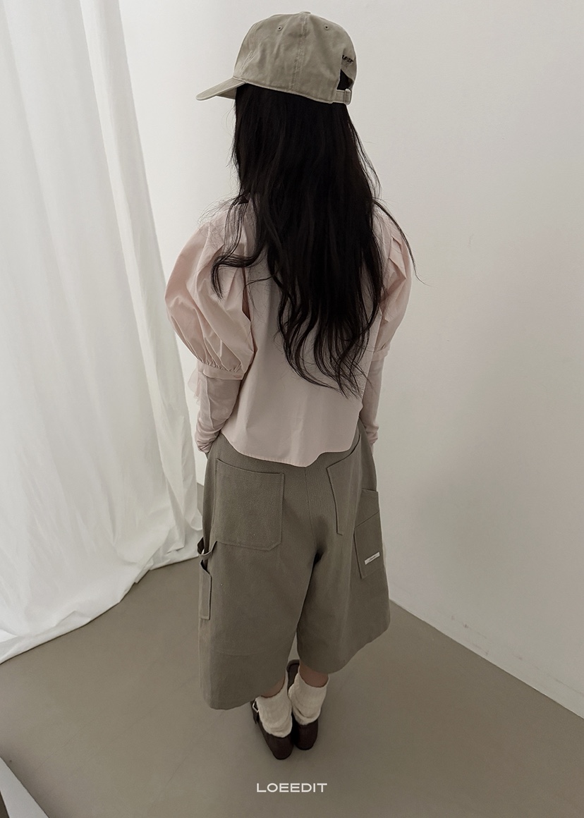 LOEEDIT東大門代購女裝新款推薦人氣真品休閑襯衫蕾絲衫褶皺LOEEDIT襯衫/蕾絲衫