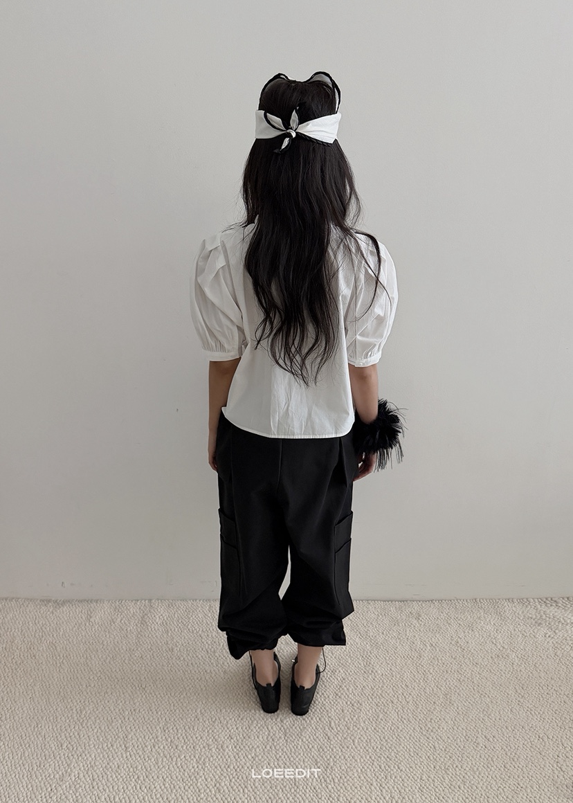 LOEEDIT東大門代購女裝新款推薦人氣真品休閑襯衫蕾絲衫褶皺LOEEDIT襯衫/蕾絲衫