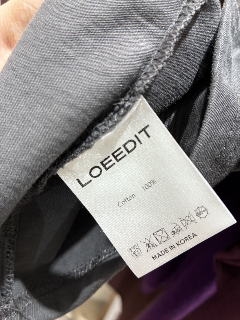 LOEEDIT韓國代購女士新品真品推薦熱賣時尚人氣休閑長袖T恤LOEEDIT長袖T恤