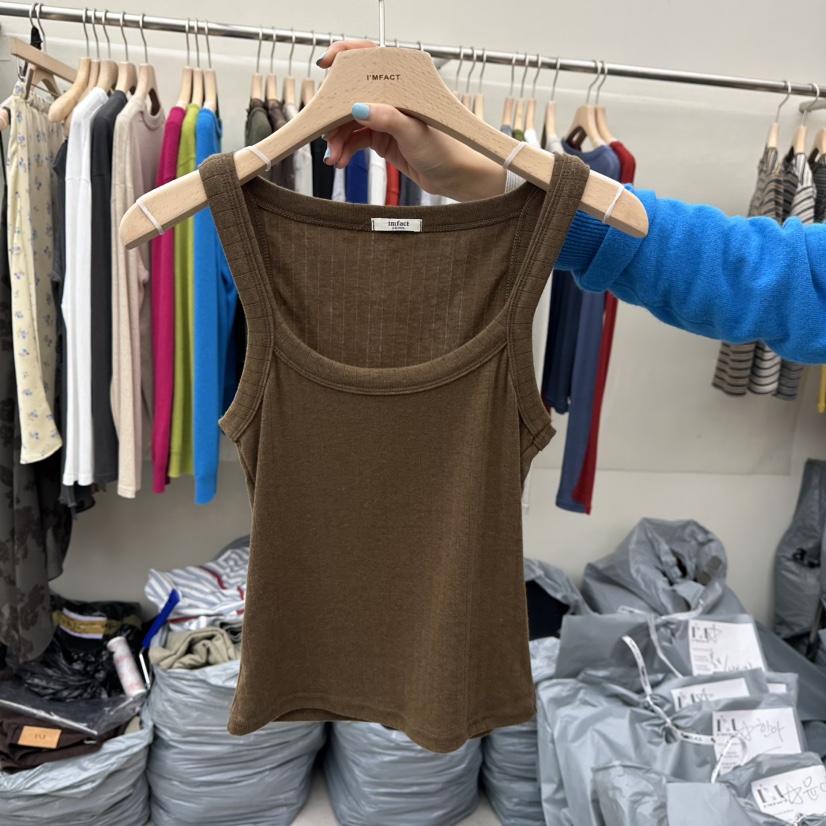 I MFACT韓國代購女士新品真品人氣休閑熱賣推薦吊帶背心I MFACT吊帶/背心圖色3