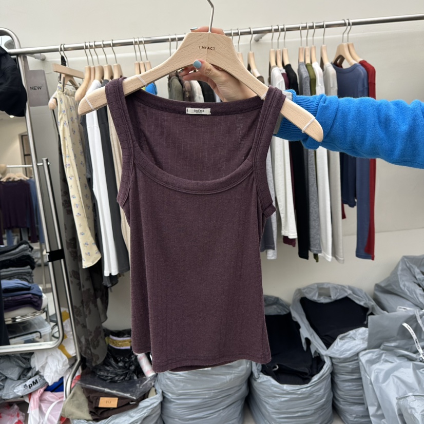 I MFACT韓國代購女士新品真品人氣休閑熱賣推薦吊帶背心I MFACT吊帶/背心圖色6