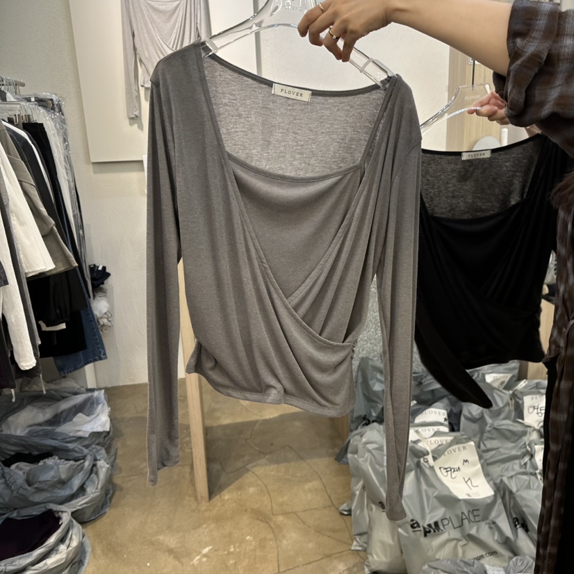 PLOVER東大門代購女士新品真品時尚休閑推薦人氣套裝無袖PLO_VER套裝圖色2