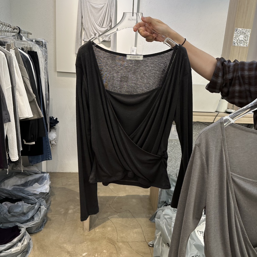 PLOVER東大門代購女士新品真品時尚休閑推薦人氣套裝無袖PLO_VER套裝圖色3