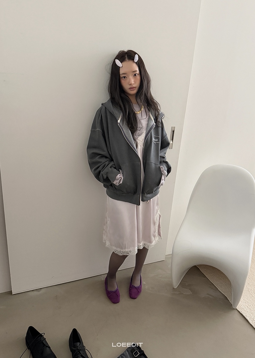 LOEEDIT韓國直郵女士新款熱賣時尚真品連衣裙不含內搭屁簾LOEEDIT連衣裙