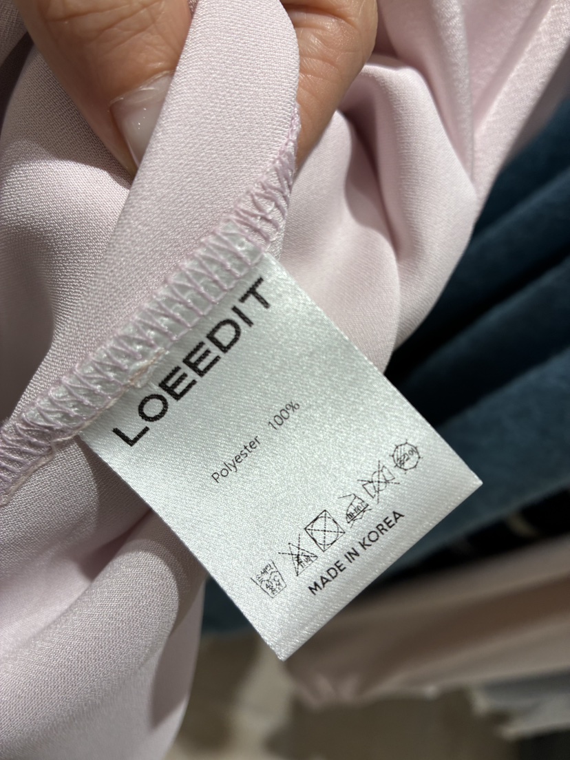 LOEEDIT韓國直郵女士新款熱賣時尚真品連衣裙不含內搭屁簾LOEEDIT連衣裙
