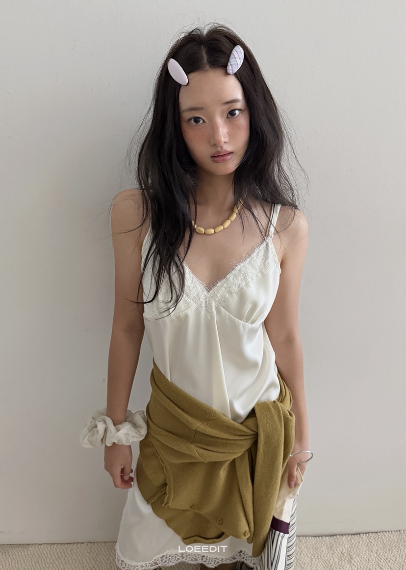 LOEEDIT韓國直郵女士新款熱賣時尚真品連衣裙不含內搭屁簾LOEEDIT連衣裙圖色3