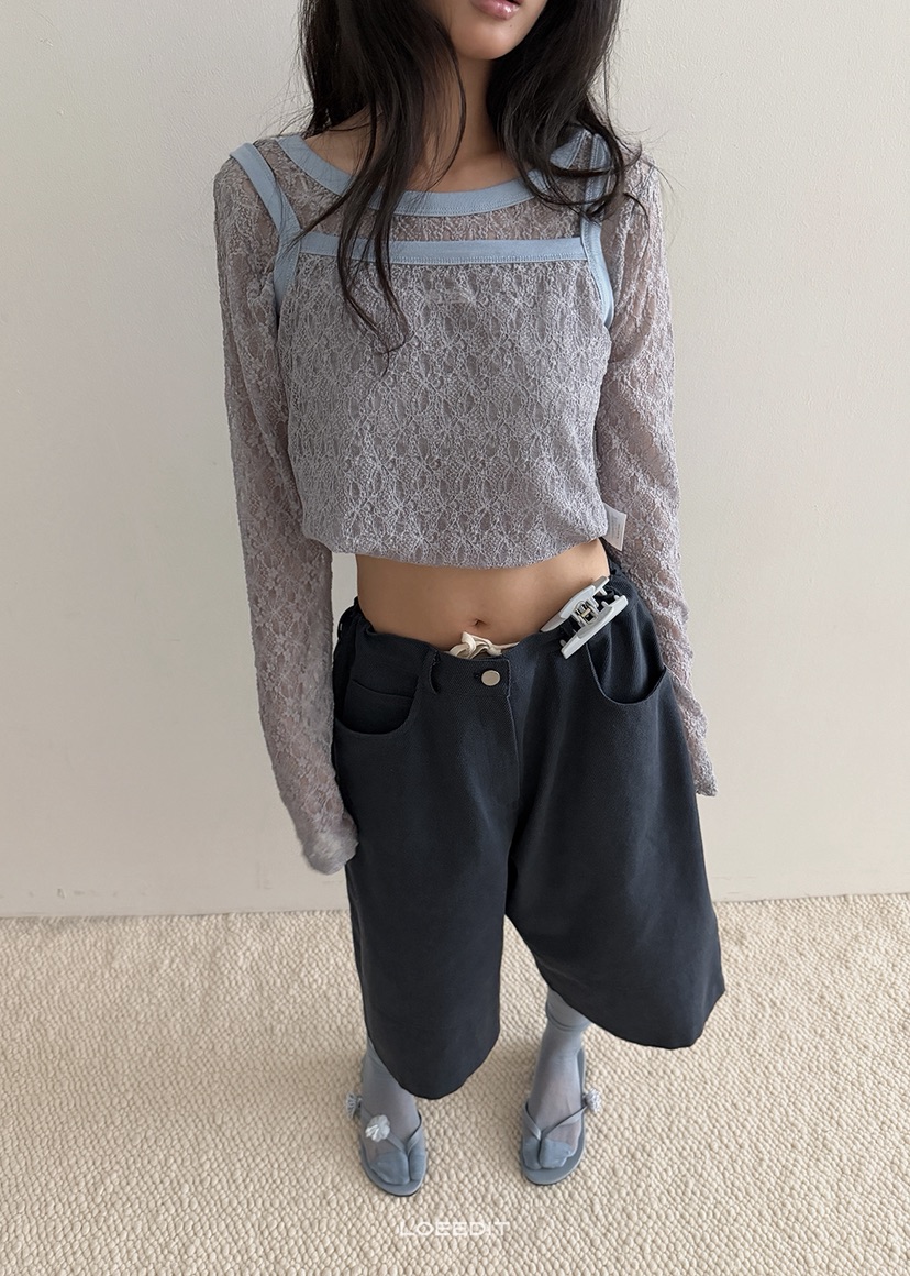 LOEEDIT東大門實拍女裝新品人氣推薦熱賣休閑真品短褲保暖LOEEDIT短褲圖色2