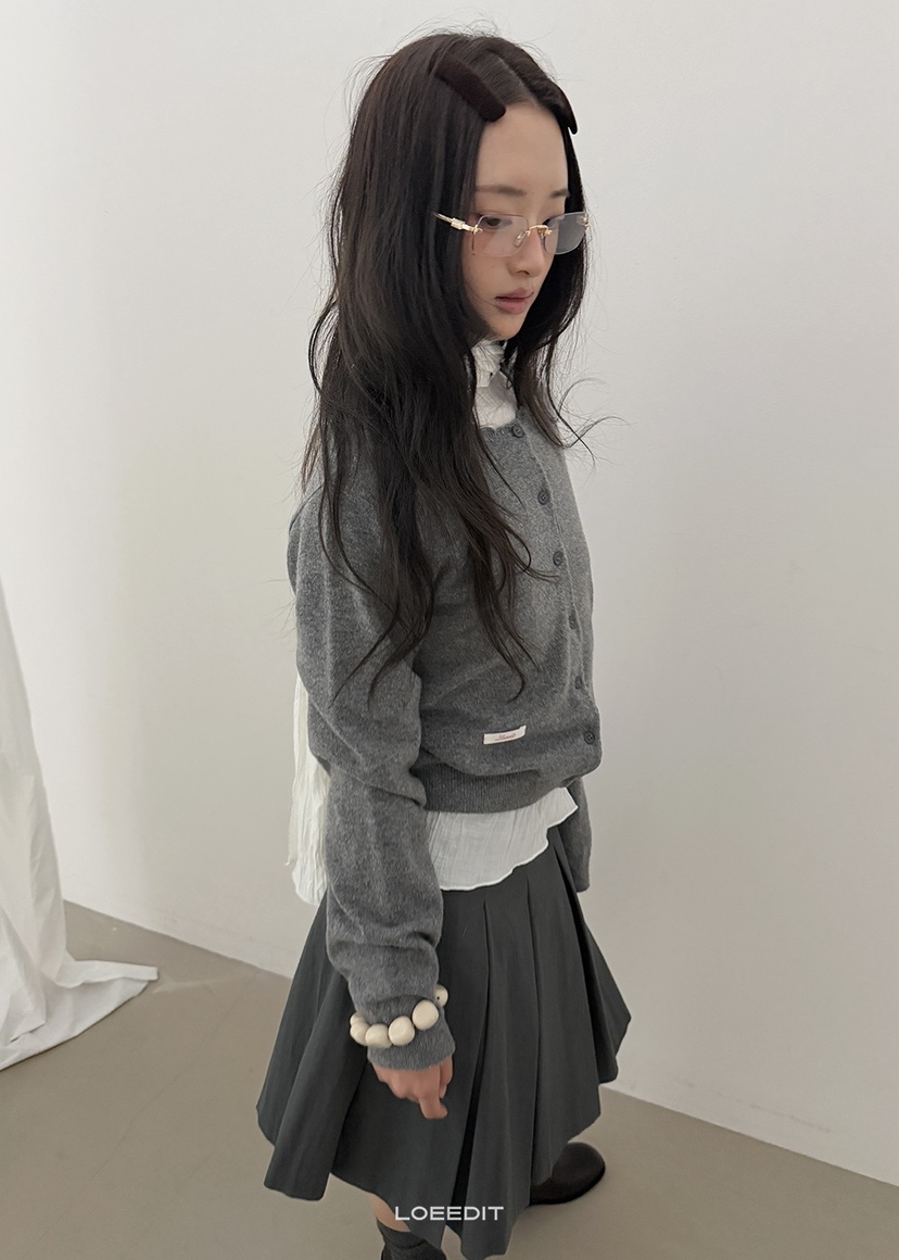 LOEEDIT韓國代購女裝新品人氣時尚休閑真品推薦針織衫開衫LOEEDIT針織衫