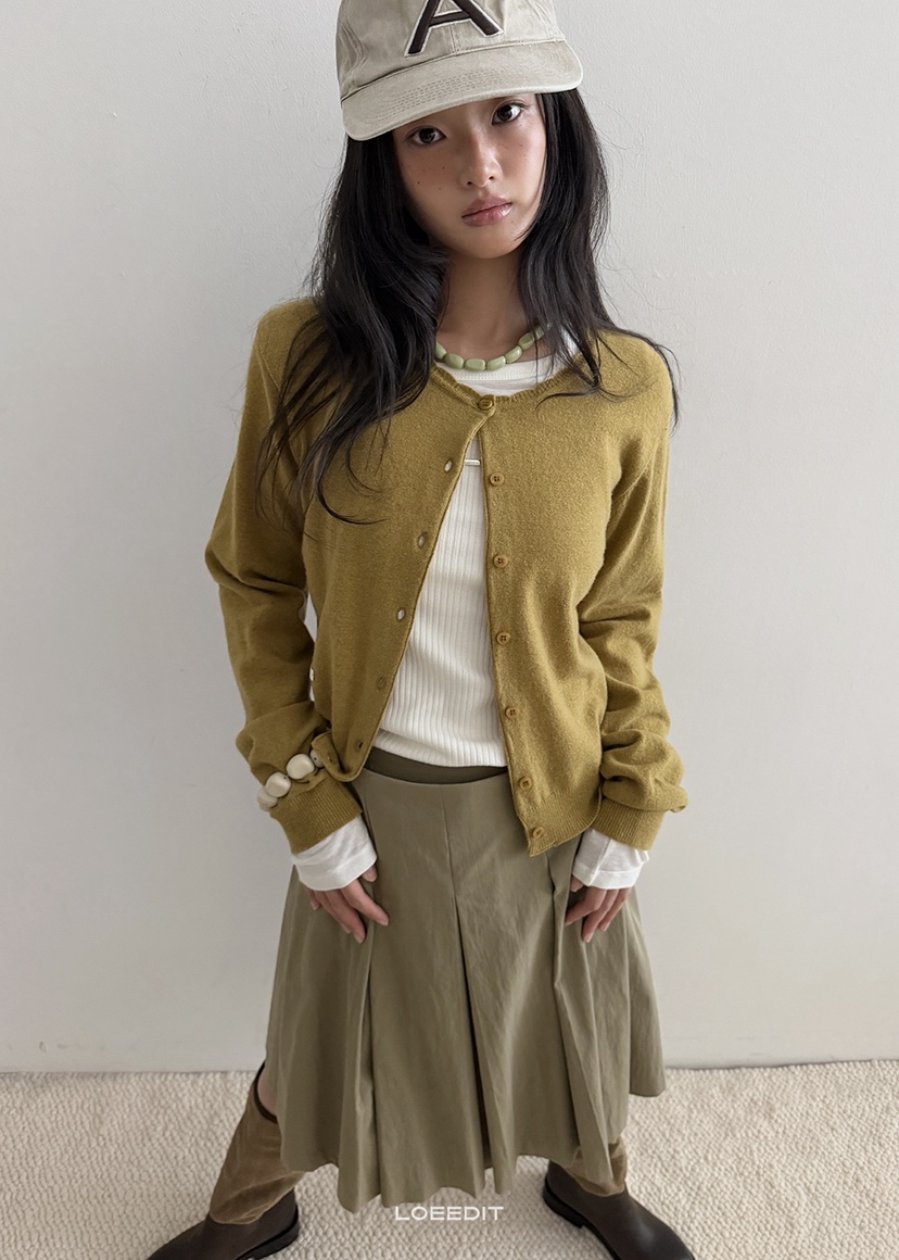 LOEEDIT韓國代購女裝新品人氣時尚休閑真品推薦針織衫開衫LOEEDIT針織衫