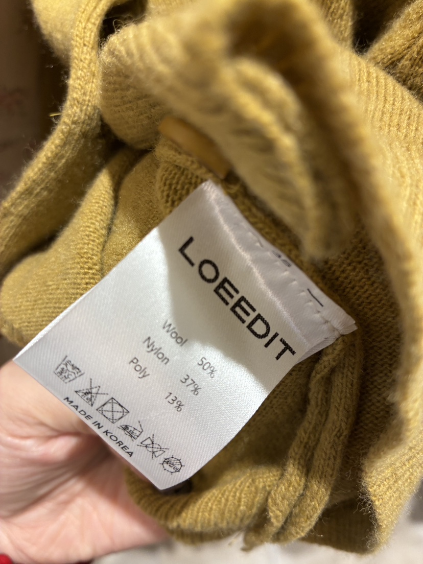 LOEEDIT韓國代購女裝新品人氣時尚休閑真品推薦針織衫開衫LOEEDIT針織衫
