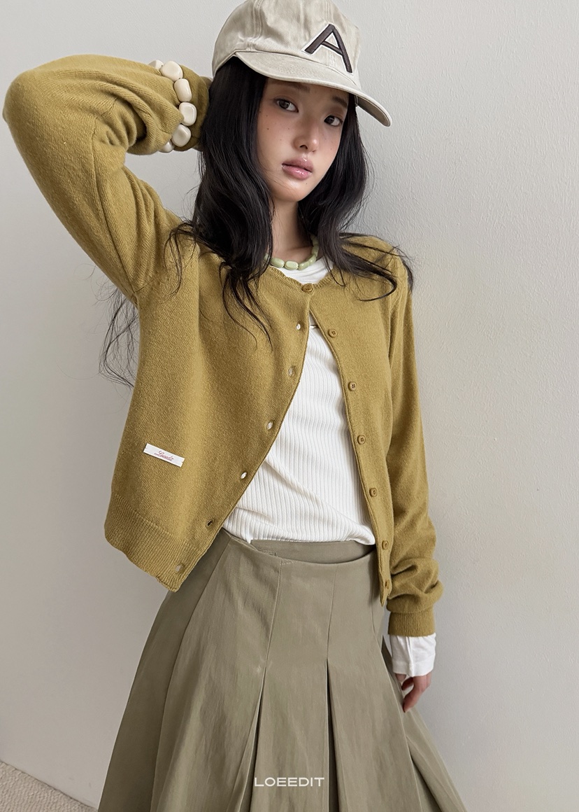 LOEEDIT韓國代購女裝新品人氣時尚休閑真品推薦針織衫開衫LOEEDIT針織衫圖色4