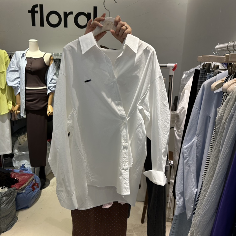 FLORAL東大門直郵女士新款推薦真品熱賣時尚人氣襯衫蕾絲衫FLORAL襯衫/蕾絲衫圖色2